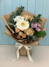 Букет цветов из:  Герберы и Хризантемы в Шипуново