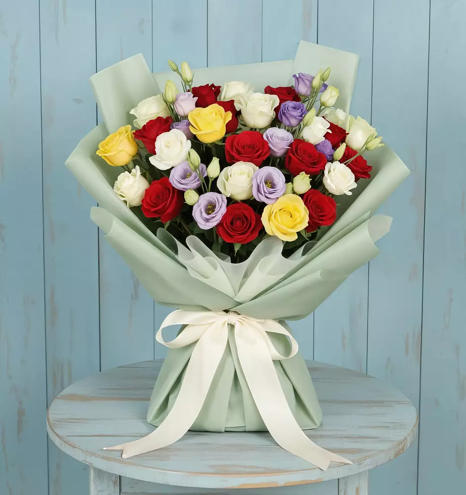 Букет Модная красотка в Шипуново Букет цветов из: Розы в Шипуново