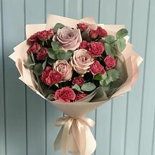 Букет цветов из:  Гвоздики и Розы в Шипуново