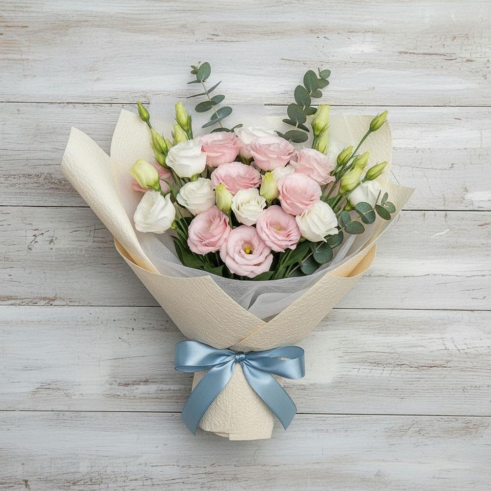 Букет цветов из: Лизиантусы в Шипуново